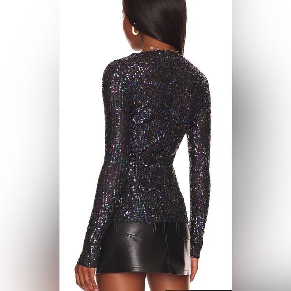 NWOT - Intimately Free People Gold Rush Black Combo Long Sleeve - Size M - Picture 3 of 10